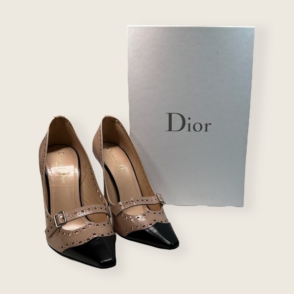 Dior Shoes - LNWB | Dior | SpectraDior Pumps | Black/Nude | Size 38